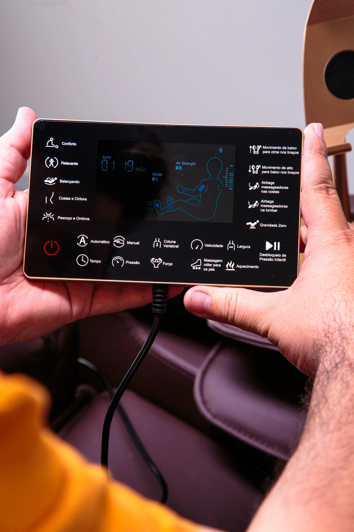 iRest Aura - Painel de controle